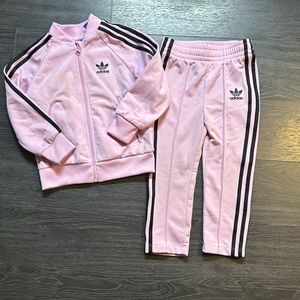 Adidas girls tracksuit
